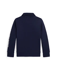 Polo Ralph Lauren Toddler and Little Boys Logo Fleece Collared Sweatshirt