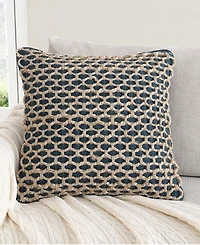 Boho Living Jada Jute Decorative Pillow, 18" x