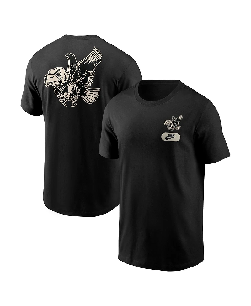 Nike Men's Black Iowa Hawkeyes Fashion 2-Hit T-Shirt