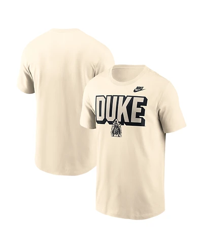 Nike Men's Natural Duke Blue Devils Fashion Bold T-Shirt