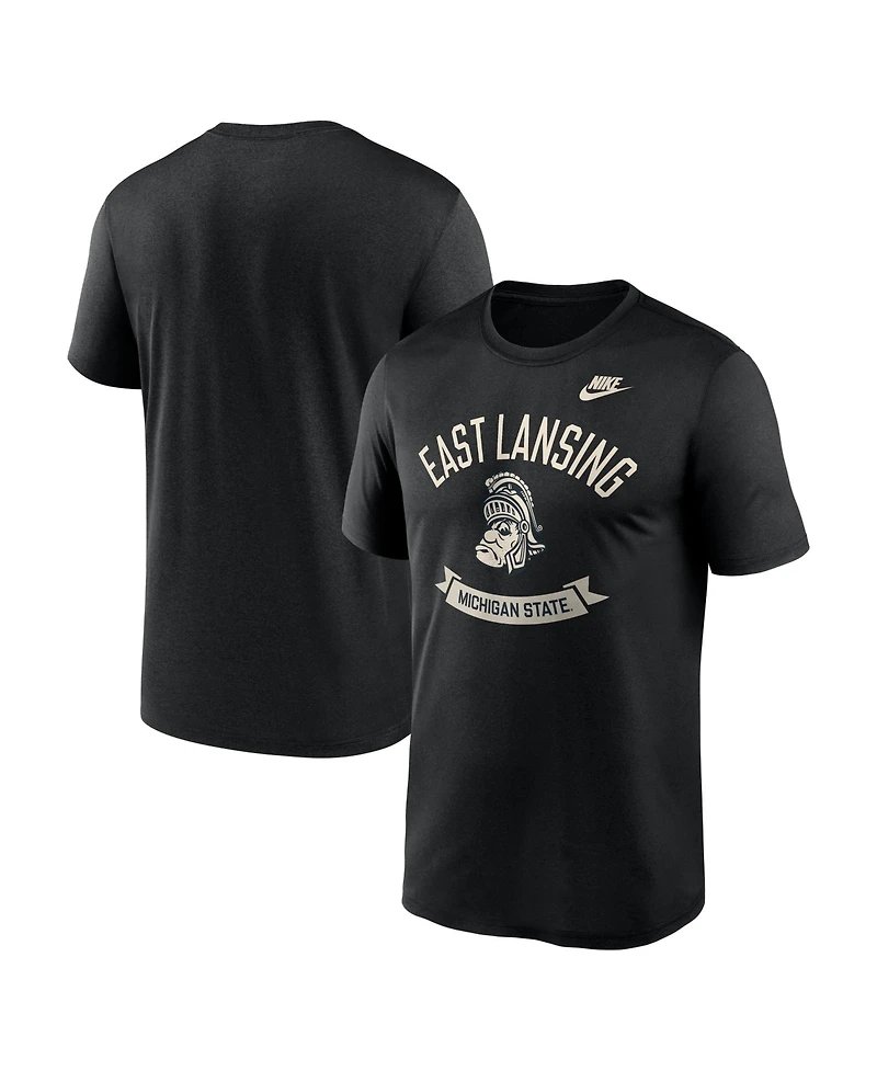Nike Men's Black Michigan State Spartans Fashion Hometown Legend T-Shirt