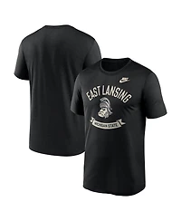 Nike Men's Black Michigan State Spartans Fashion Hometown Legend T-Shirt