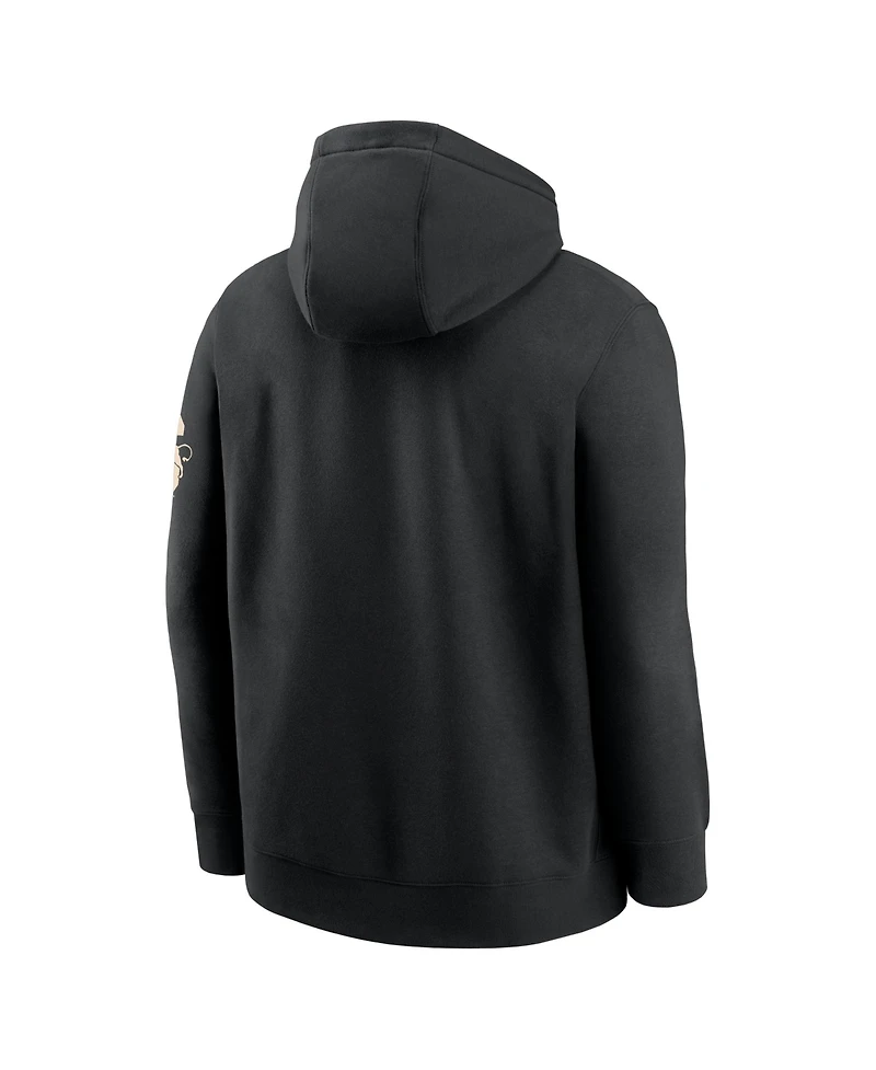 Nike Men's Black Penn State Nittany Lions Fashion Club Pullover Hoodie