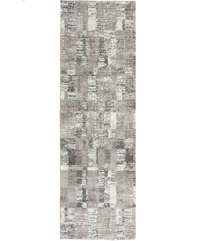 Mink Home Gemini Hemisphere 2'3"x7'7" Runner Area Rug
