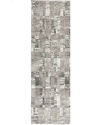Mink Home Gemini Hemisphere 2'3"x7'7" Runner Area Rug