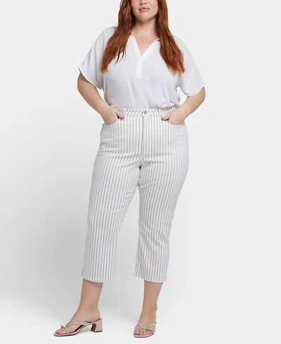 Nydj Plus Joni Relaxed Capri Jeans