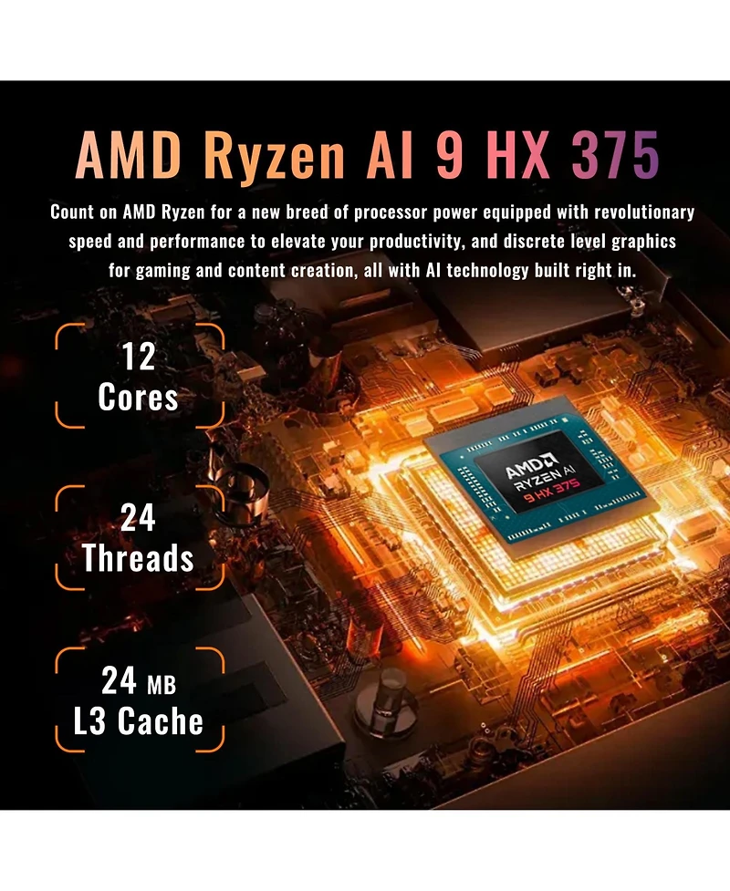 Hp Omen Max 16" Gaming Traditional Laptop Amd Ryzen Ai 9 Hx 375 16GB Ram Nvidia GeForce Rtx 512GB Ssd Storage Windows 11 Home Wqxga 240Hz