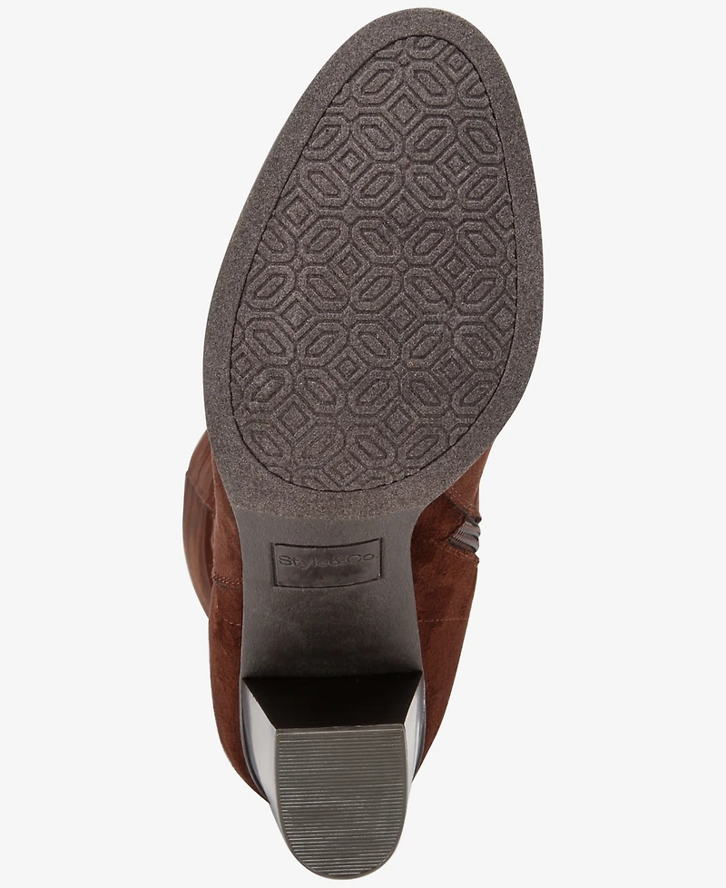 Style & Co Women's Addyy Knee High Dress Boots, Created for Macy's