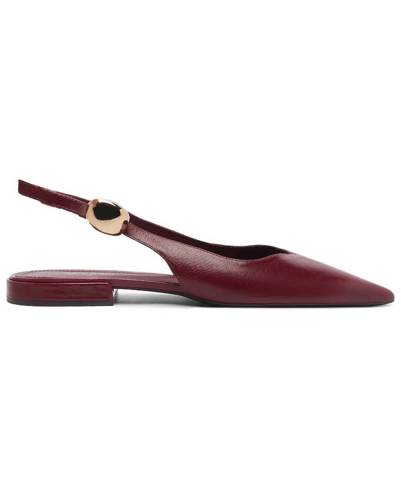 Arezzo Women's Farrah Slingback Ballet Flats
