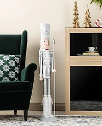 Glitzhome 42" Wooden Christmas Soldier Nutcracker