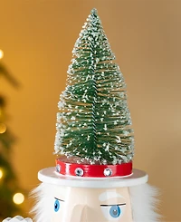 Glitzhome 26" Wooden Christmas Tree Nutcracker