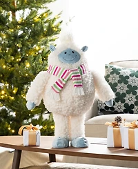 Glitzhome 22" Christmas Fabric Standing Yeti