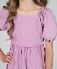 Rare Editions Big Girls Denim Dress