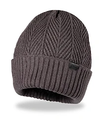 Kenneth Cole Reaction Men's 2-Piece Herringbone Knit Beanie and Scarf Box Set