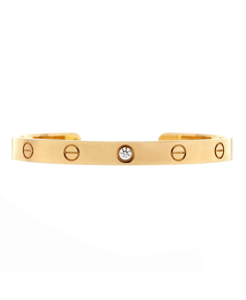 Pre-Owned Cartier Love 1 Diamond Cuff Bracelet