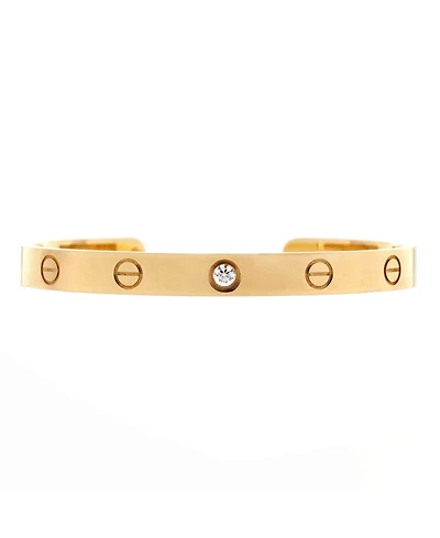 Pre-Owned Cartier Love 1 Diamond Cuff Bracelet