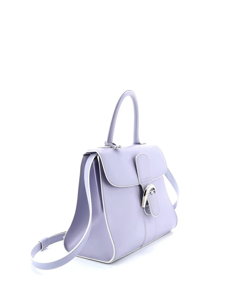Pre-Owned Delvaux Mm Brillant Top Handle Bag Leather
