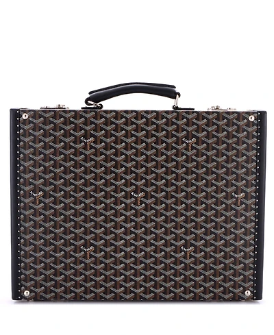 Pre-Owned Goyard Pm Manoir Briefcase Coated Canvas