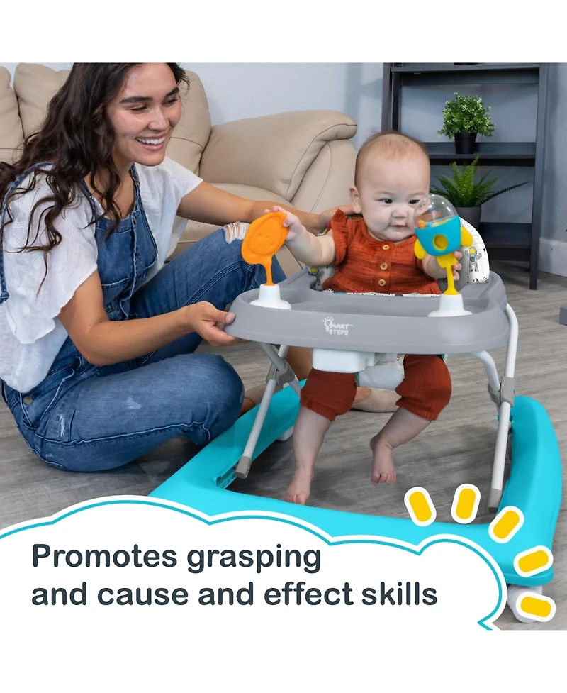 Baby Trend Smart Steps Trend Activity Walker - Orbits Rose