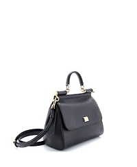 Pre-Owned Dolce & Gabbana Medium Miss Sicily Bag Leather