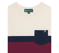 B By Brooks Brothers Big Boys Color Block Pocket Short Sleeve T-Shirt