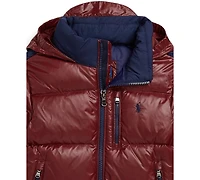 Polo Ralph Lauren Toddler and Little Boys Logo Down Hooded Jacket