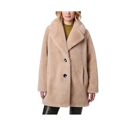 Bernardo Women's Swing Faux Fur Coat