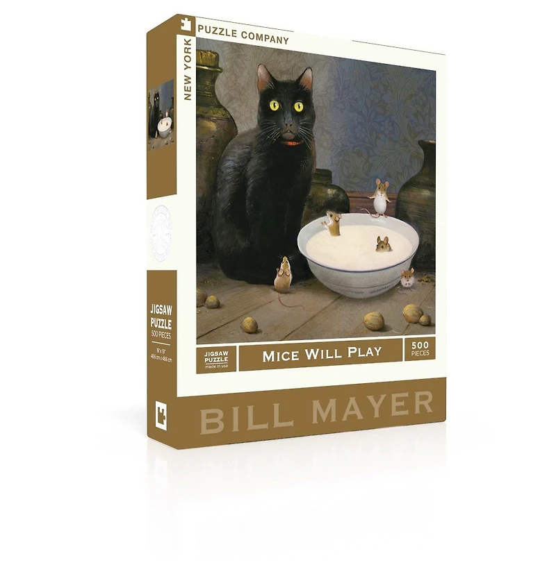 New York Puzzle Company Mice Will Play 500 Piece Puzzle