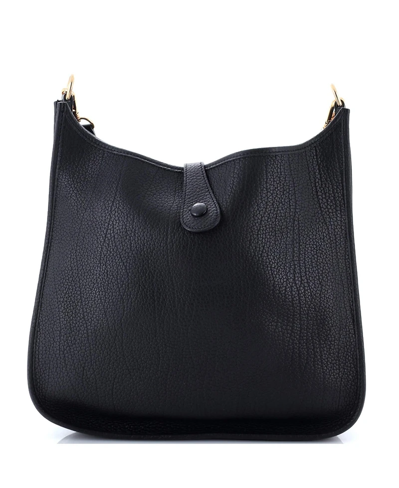 Pre-Owned Hermes Gm Evelyne Bag Gen I Fjord