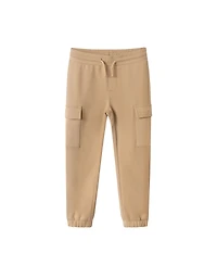 Andy & Evan Toddler/Child Boys Hooded Bulldog Patch Sweatshirt Pant