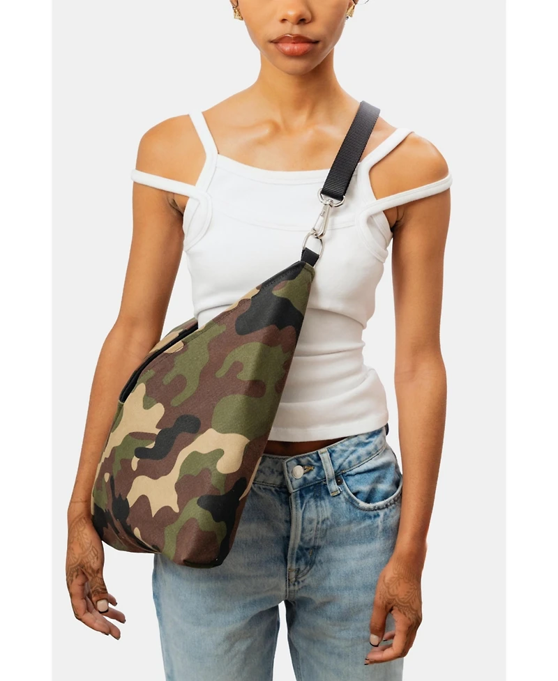 Adw Small Waxed Camo Crossbody Gami Bag