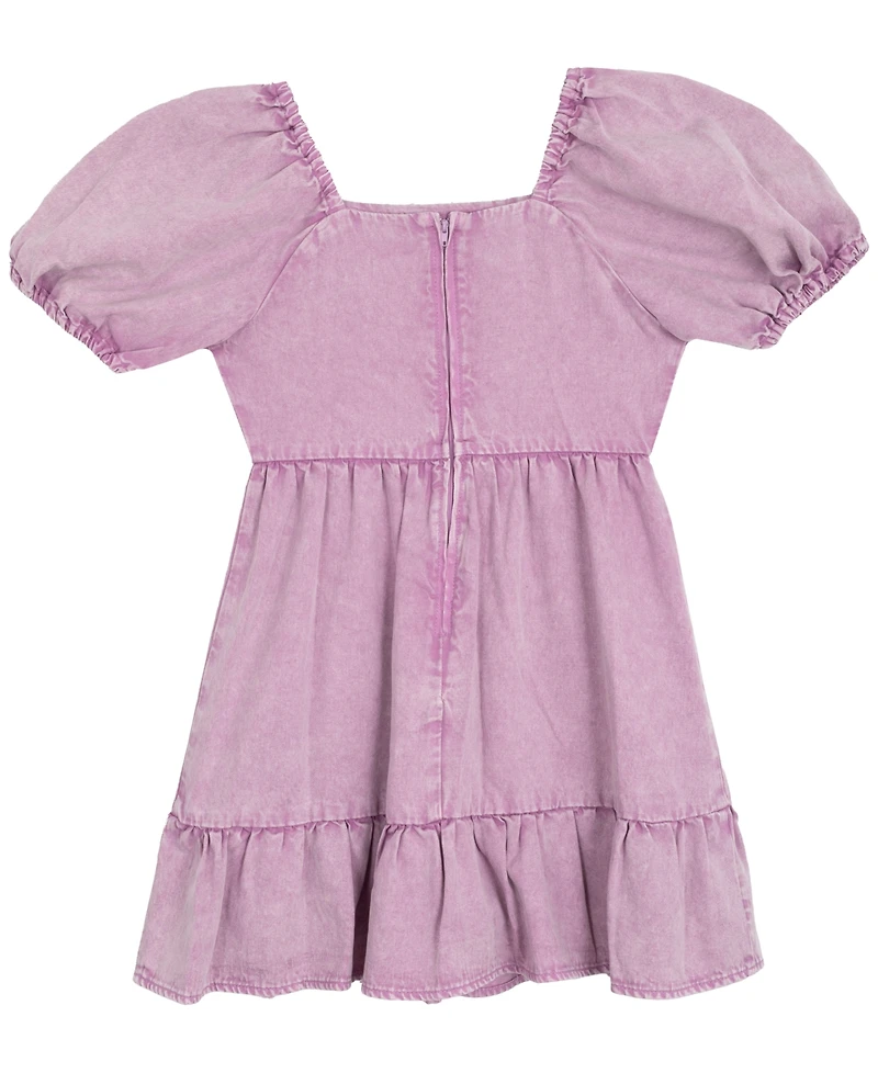 Rare Editions Big Girls Denim Dress