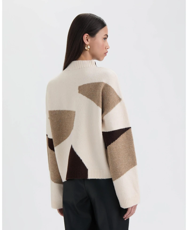 Nvlt Women's Mock Neck Sweater