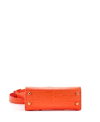 Pre-Owned Versace Small Medusa 95 Tote Embossed Leather