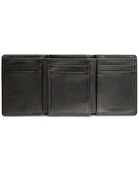Perry Ellis Portfolio Men's Leather Gramercy Slim Trifold Wallet