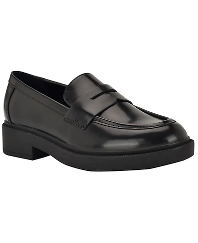 Calvin Klein Women's Otinya Almond Toe Penny Loafers