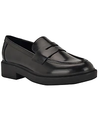 Calvin Klein Women's Otinya Almond Toe Penny Loafers