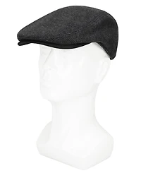 Kenneth Cole Reaction Men's Lined Herringbone Flat Cap