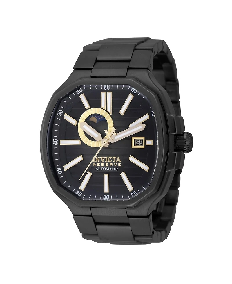 Invicta Men's 45578 Reserve Automatic Multifunction Black Dial Watch