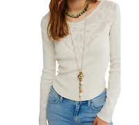 Free People Women's Butterfly Cuff Top