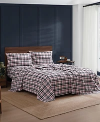 Tommy Hilfiger Printed Flannel 4-Pc. Sheet Set