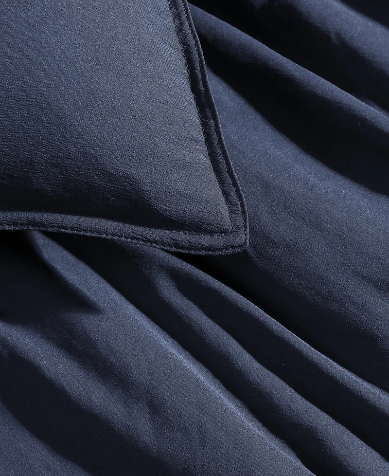 Tommy Hilfiger Solid Microfiber 7-Pc. Comforter Set, Full/Queen