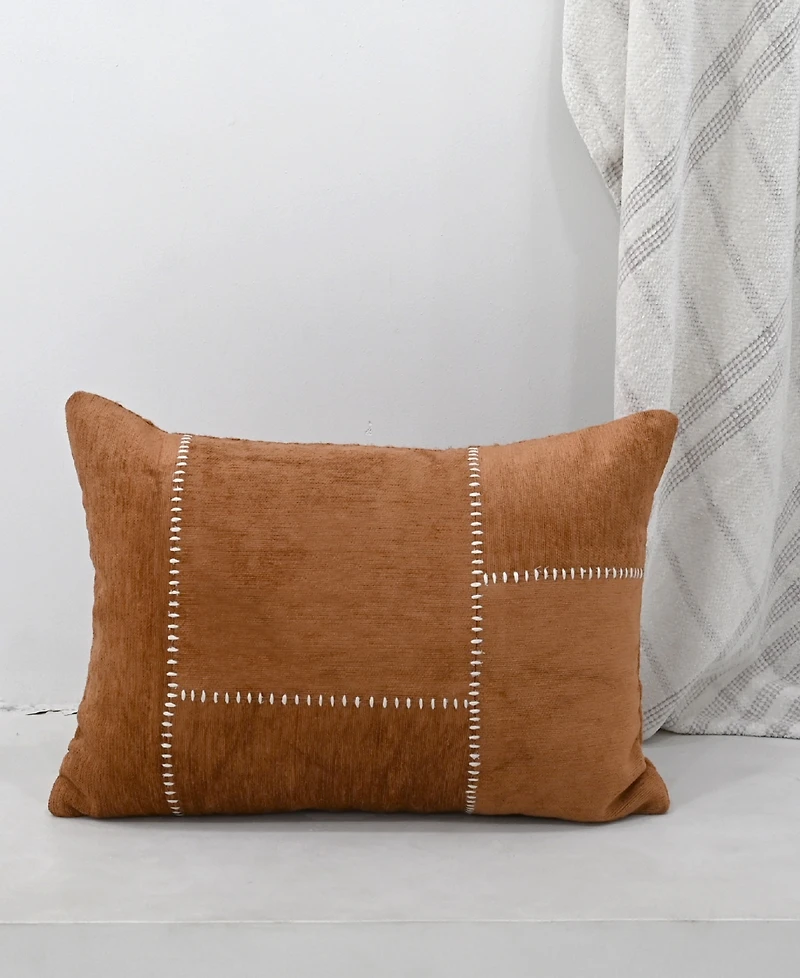 Vibhsa Baltic Cut and Sew Decorative Pillow, 14" x 20"