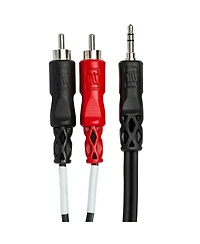 Hosa Technology Hosa Cmr-206 3.5 mm Trs to Dual Rca Stereo Breakout Cable, 6 Feet,Black