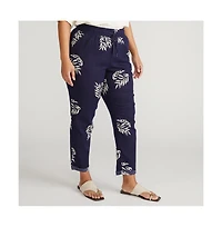 Universal Standard Plus Sayville Linen Drawstring Pant