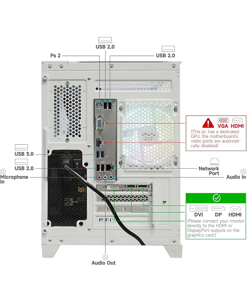 Ipason Gaming Pc Desktop