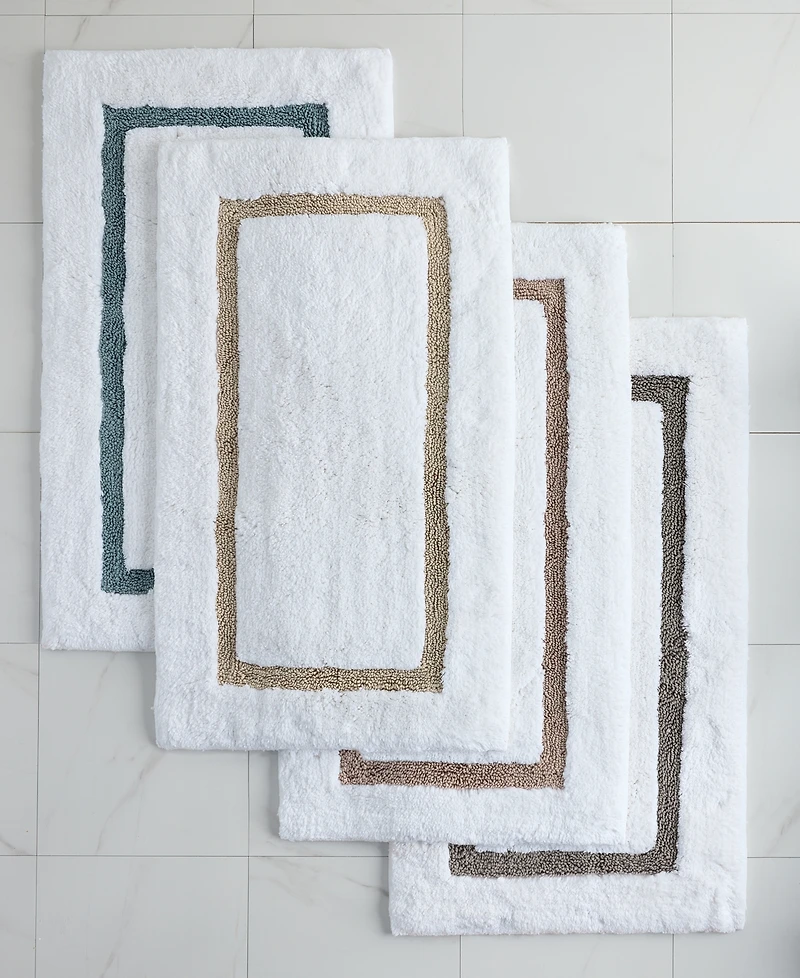 Hotel Collection Linea Cotton Bath Rug, 20" x 34"