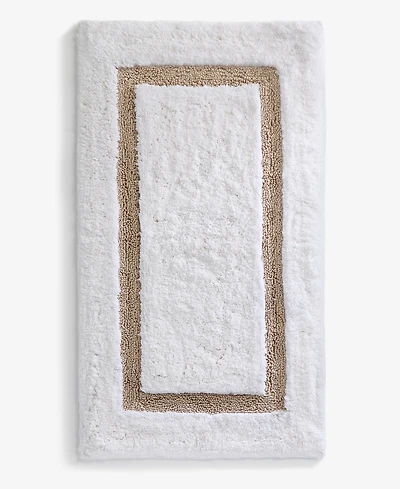Hotel Collection Linea Cotton Bath Rug, 20" x 34"