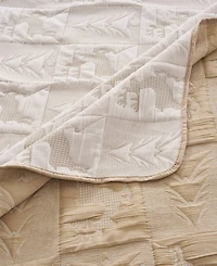 Greenland Home Fashions Reindeer Games Holiday Matelasse -Pc. Coverlet Set