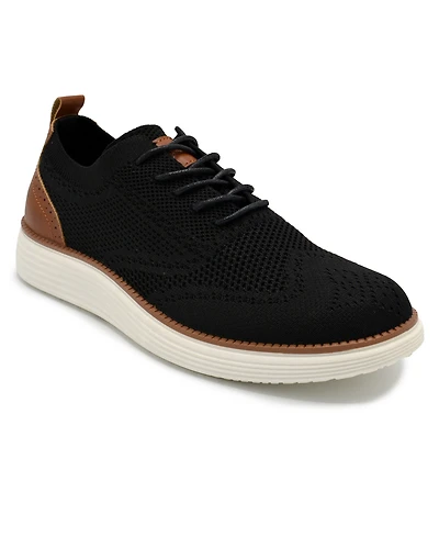 Akademiks Men's Olney Wingtip Knit Oxford Shoes